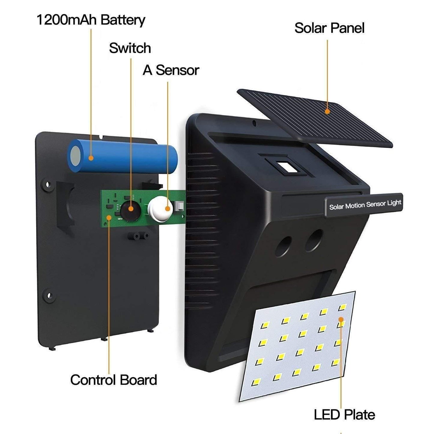 SunGuard™ Solar Motion Sensor Light