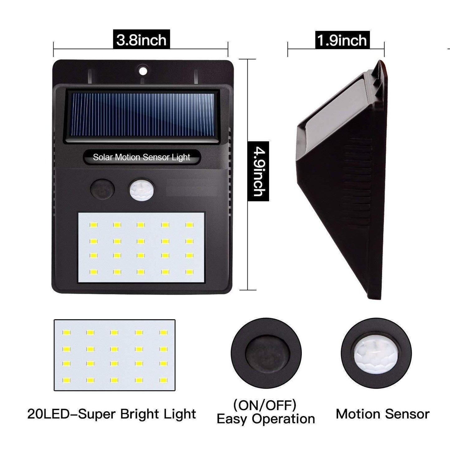 SunGuard™ Solar Motion Sensor Light